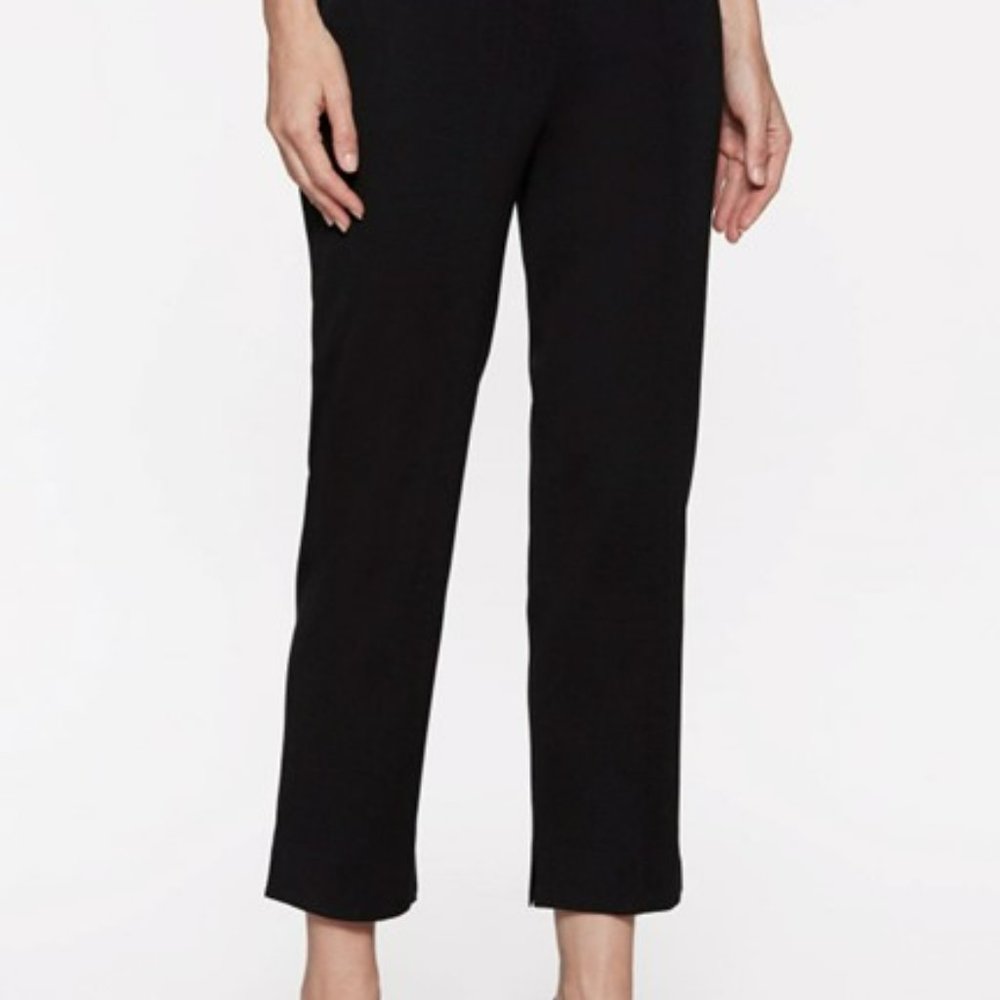 ST. JOHN Santana Knit Pull on crop pants black size 4